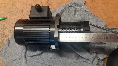 1/8 HP Coolant Pump For Lathe And Band Saw Machines With Immersion 4 Inches, NPT 1/2 Inch Thread on workshop table