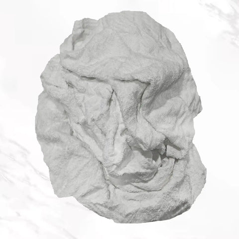Recycled White Terry Cloth Rags 10 Lb Box High Absorbency Shop Towels For Home Garage Industrial Cleaning Bulk Rag Pack