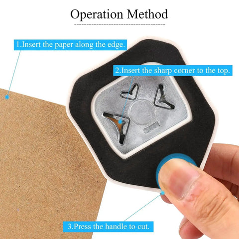 Operation method for Your Must Have Go To Three Way Corner Rounder Punch 4mm 7mm 10mm 3 In 1 Corner Cutter For Paper Crafts Scrapbooking
