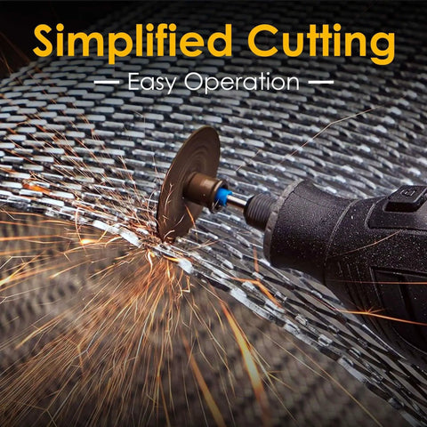 Pro Grade HSS Rotary Drill Saw Blades Set with Quarter Inch Hex Shank cutting metal mesh with rotary tool