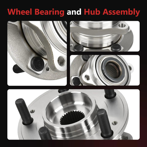Two Piece Front Wheel Bearing And Hub Assembly Fits Hyundai Nexo Sonata Tucson Veloster N And Kia Cadenza Optima Sportage