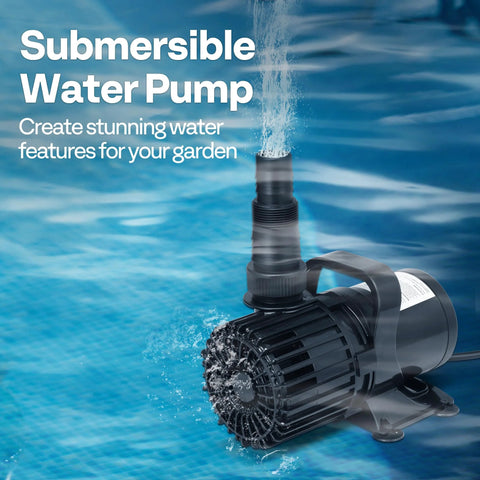 VIVOHOME submersible water pump in black with 180° adjustable nozzle for koi pond or fish tank
