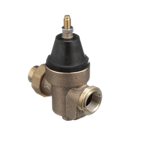 Watts LFN45B 1-in lead-free pressure reducing valve, copper-silicon alloy, elastomer disc, NPT inlet to female outlet