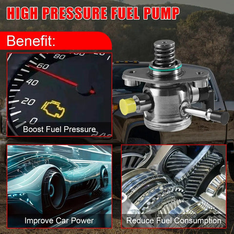 Beefy High Pressure Fuel Pump With Seal Gasket And Bolt Kit For 2.4L GM Engines Fits Chevrolet Equinox Malibu Impala Captiva Sport GMC Terrain Buick LaCrosse Verano Regal 2010 to 2017 Replaces EP1028 benefits