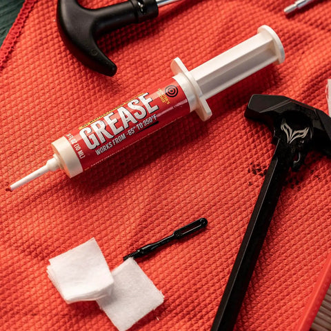 All Weather Synthetic Grease For Firearms High Tech Lubricant That Clings In Extreme Heat Or Cold Reduces Friction And Wear