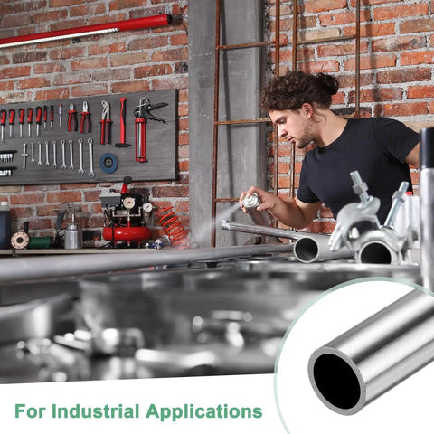 Person in workshop using Two Pack 316 Stainless Steel Tube 300mm Long With 5mm Outer Diameter And 0.5mm Wall Seamless Tubing