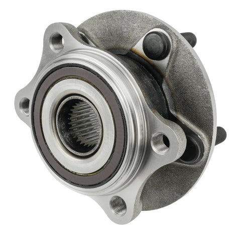 Front view of Front Wheel Bearing Hub Assembly 513354 Durable Replacement For Mazda 3 2014 2018 And Mazda CX 3 2016 2021