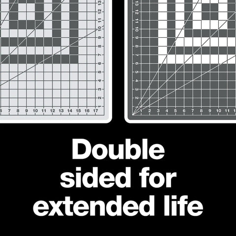 Ultra Large Self Healing Cutting Mat For Quilting And Crafts 24 By 36 Grid Surface with double sided grid visible