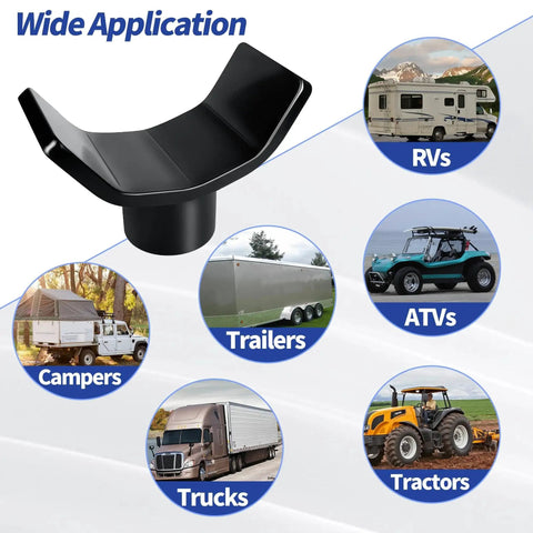 Bottle Jack Adapter For RV Truck Fits 2 3 4 Inch Round Or Square Tubes 12 Ton for RVs, trailers, trucks, tractors, campers, ATVs