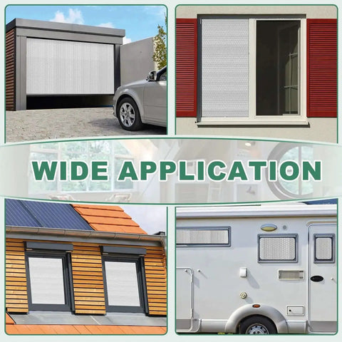 Reflective Bubble Insulation Sheet With Double Sided Aluminum Foil Shield for windows, RV, garage door applications.