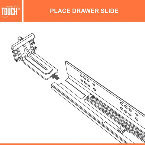 Diagram of Rear Mounting Brackets For Undermount Drawer Slides In Face Frame Cabinets That Securely Support Soft Close Glides 5 Pairs