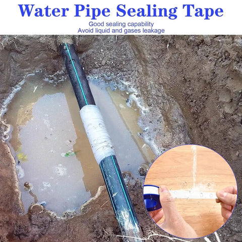 100 Rolls PTFE Teflon Tape 1/2 Inch By 520 Inch Plumber Tape Waterproof Sealant for pipe fittings and leak prevention in use