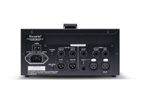 Rear view of Heritage Microphone Preamplifier With Independent DI showing connectivity ports and power input on a studio-grade unit.