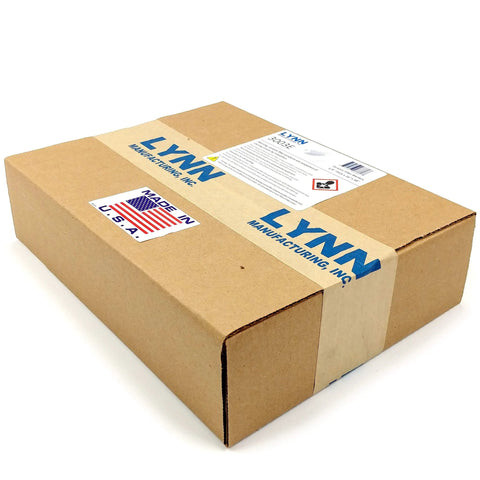 Boxed ceramic fiber insulation blanket, 1/4 in thick, 16 x 48 in, 2400F, Lynn Manufacturing.