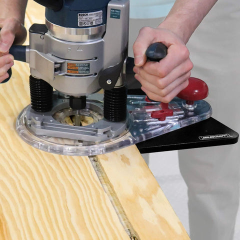 Edge And Mortise Router Guide For Straight And Curved Edges Universal Fit For Plunge And Fixed Base Routers Built In Mortise Guide