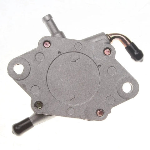 Top view of Fuel Pump 1014523 49040-2067 Compatible With Club Car Golf Cart DS Precedent 1984 Up Kawasaki Mule with fittings