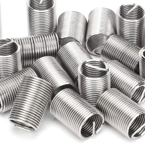 Heavy Duty Pro Grade 20 Piece 304 Stainless Steel Wire Thread Inserts Kit M12 x 1.25 Helicoil Style Sleeves for quick thread repair