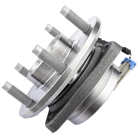 Front Wheel Bearing And Hub Assembly Top Notch Replacement Direct Fit For Chevy Captiva Sport 2012 2015, 5-bolt, ABS wire visible