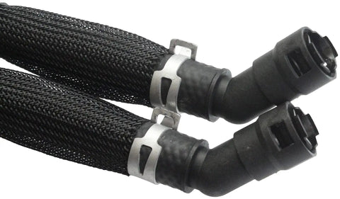Engine Heater Hose Assembly With Aluminum Y Connectors For Ford Rides Upgraded Durable Replacement Hoses That Match OEM Fit And Function