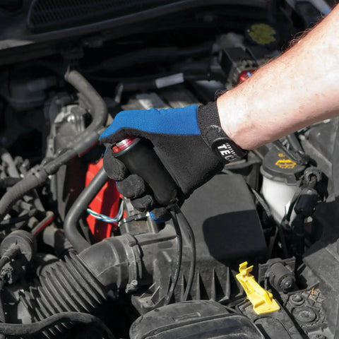 Heavy Duty Remote Start Kit For Cars And Trucks With Push Button Switch and 5 Foot Wire Leads in engine bay