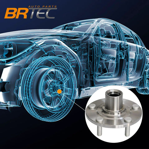 Front Wheel Hub Assembly Pair for Mitsubishi Lancer 2008-2017, Outlander 2007-2019, Outlander Sport 2011-2019, and Outlander PHEV 2018-2019