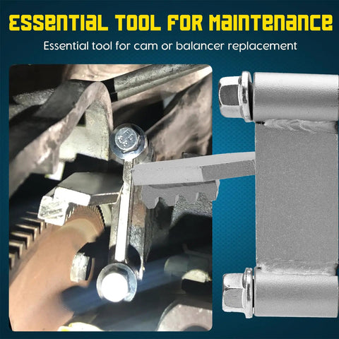 Chelhead flywheel locking tool kit with 8.8 bolts, silver metal for LS engines (LS1–LS6) in Camaros, Corvettes.