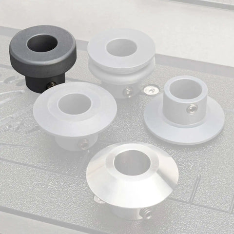 Assorted bead roller dies for Signature Series Metal Fabrication Bead Roller with 22mm shaft for clean aluminum edges.