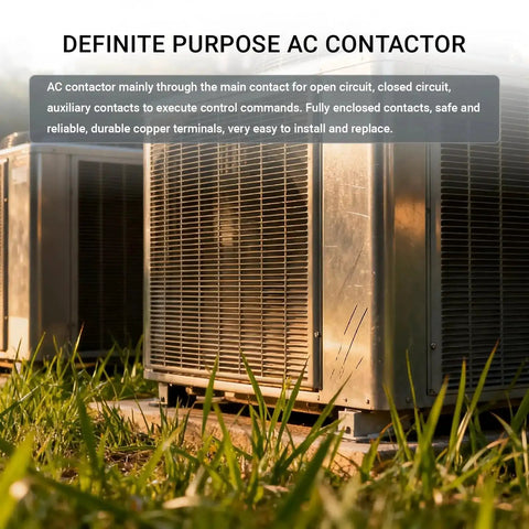 Two Pole 40 Amp AC Contactor With 24V Coil in use with air conditioning units