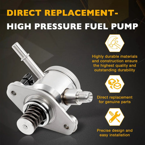 High Pressure Fuel Pump Kit With Gasket And Bolts For 2010 To 2017 Buick LaCrosse Verano Regal Chevrolet Equinox Malibu Impala Captiva Sport And GMC Terrain