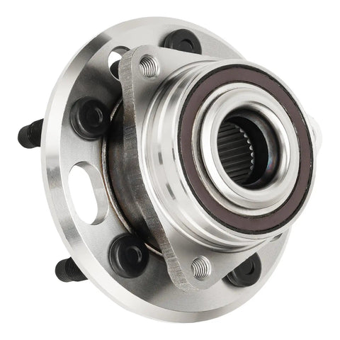 Front view of Front Wheel Hub Bearing Assembly 5 Lug Direct Fit For Chevy Equinox 2010-2017 GMC Terrain 2010-2017 Malibu 2013-2015