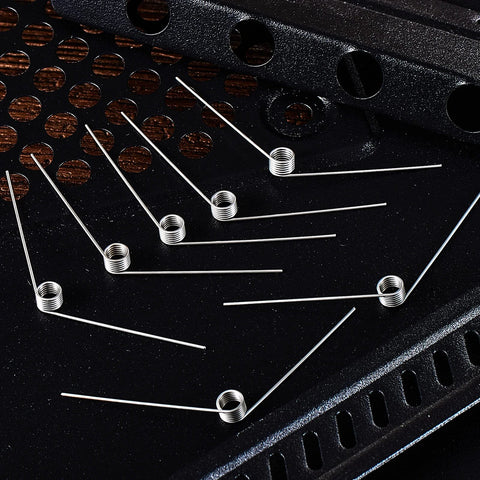 40 pcs stainless steel tiny torsion springs, 0.5 mm wire with 4.5 mm outer diameter and long legs