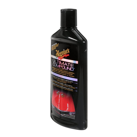 Ultimate Compound Pro Grade Car Scratch Remover For Killer Shine And Glossy Paint Finish Defect Removal Paint Correction Compound For Single Stage And Clear Coat 15.2 Oz bottle side view