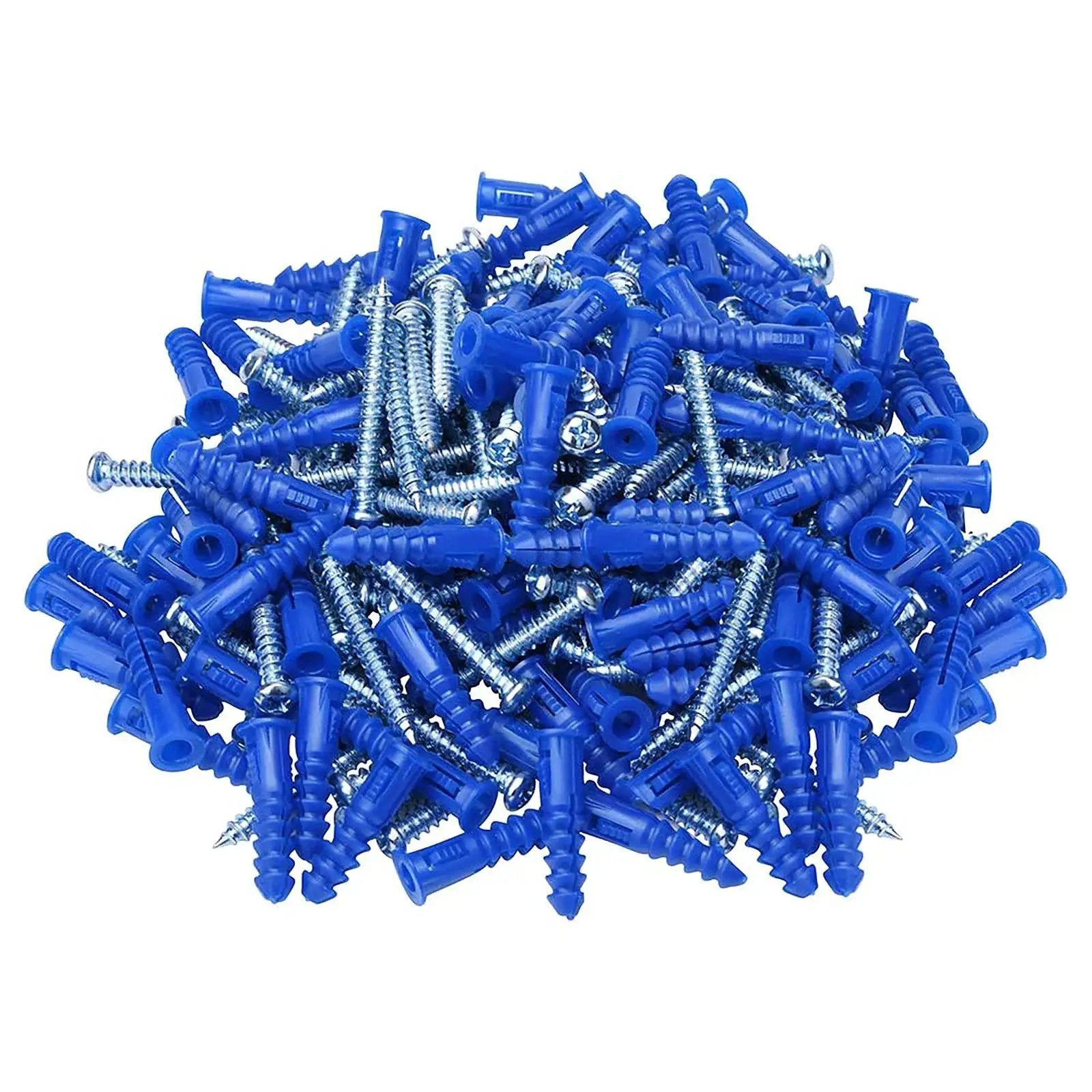 Ribbed Nylon Wall Anchors Set One And One Quarter Inch...