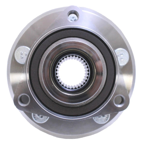 Front view of Premium OEM-Grade Wheel Hub And Bearing Assembly For Cars, Built Tough With Durable Multi-Lip Seals And Extreme Temperature Protection