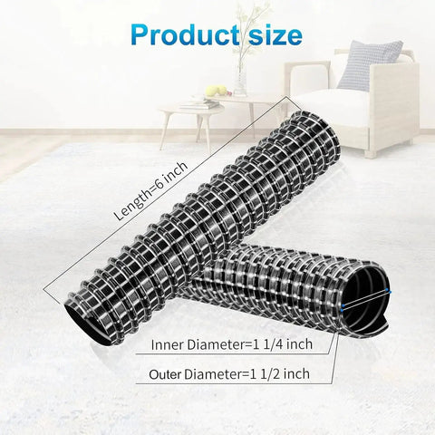 Lower Hose And Replacement Belts For Rocket Vacuum Cleaner Models HV300 HV302 HV320 HV321 6-inch ABS steel hose dimensions