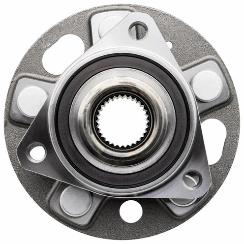 Wheel Bearing Hubs Assembly 513288 front view with 5 lugs, fits 2010-2017 Chevy Malibu Impala with ABS encoder