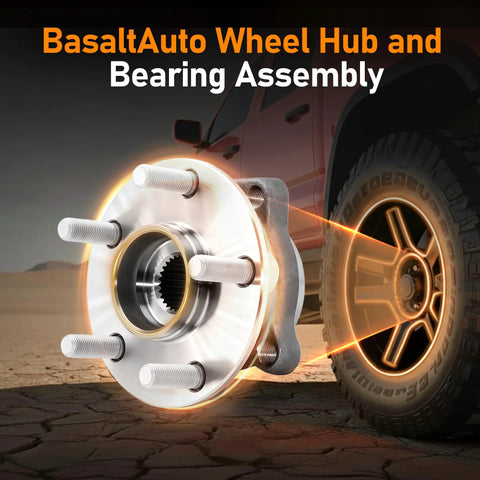 Front Wheel Hub Bearing Assembly 5 Lug With ABS 513413 Two Pack For Subaru Forester 2014 2018 Impreza 2014 2019 Crosstrek displayed