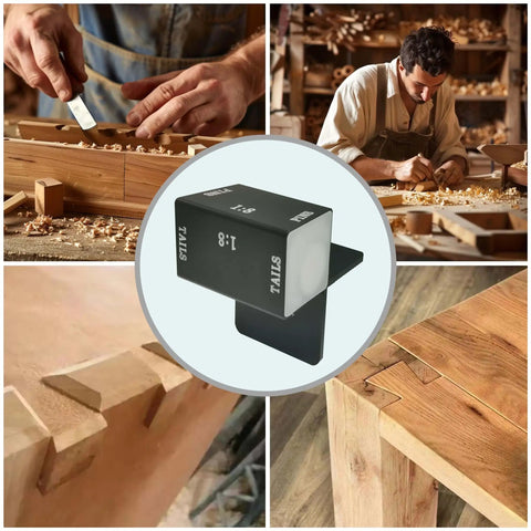 Woodworking Dovetail Jig For Precise Joints With Magnetic Base And Adjustable Fence Easy To Use Hand Saw Guide