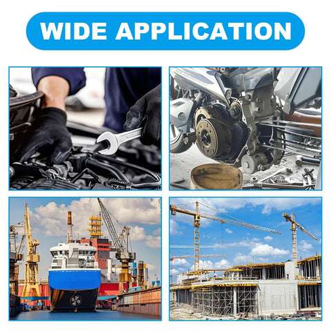 Wide application of Stainless Steel 304 Serrated Flange Hex Nuts Kit M6 X 1mm Full Thread 50 Pcs in various industrial settings.