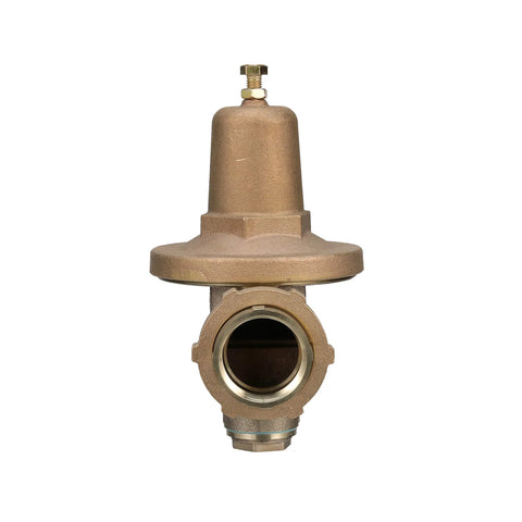 Zurn Wilkins 2-600XL 2-inch pressure reducing valve, brass body, front view