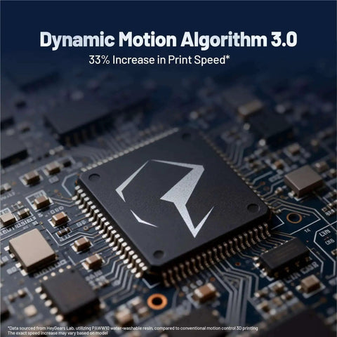 Close-up of circuit board for Beast Mode Resin 3D Printer With Amber Screen For Ultra Fast 4.5s Layer Times, Crisp 566 To 1 High Contrast And 2μm Precision, C5 Industrial Z Axis With Auto Leveling