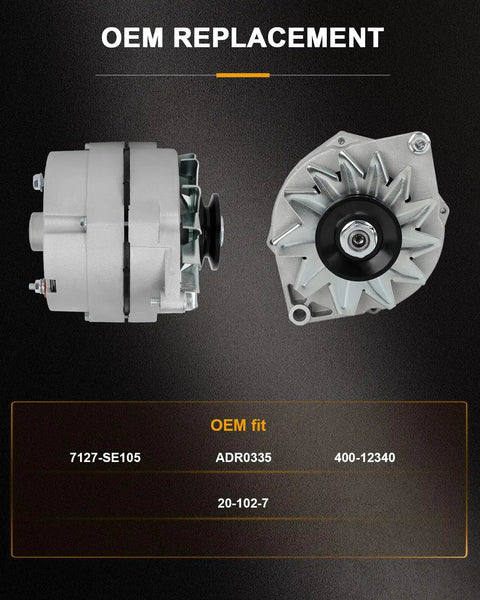 OEM replacement One Wire 100 Amp Alternator Replacement For 10SI Self Exciting Units For SBC BBC GM High Output Vehicles
