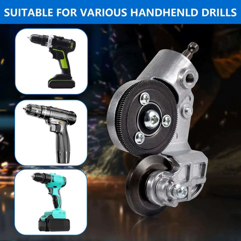 Electric Drill Plate Cutter Attachment for metal cutting versatile shears compatible with various handheld drills