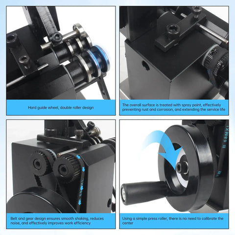 Mini Punch Grinder For CNC Lathe And Milling Tools High Precision HRV60 5 Micron Needle Grinding Machine with roller design close-up