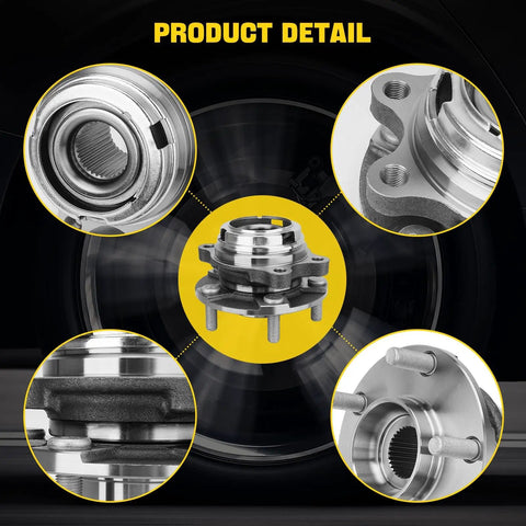 2 Pack Front Wheel Hub And Bearing Assembly Fits Altima 2007 To 2018, Maxima 2009 To 2023, Murano 2015 To 2018 product details