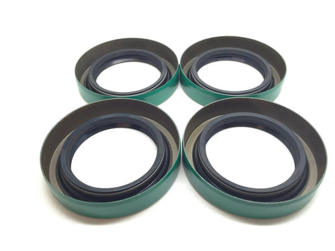 Pack Of 4 Trailer Hub Grease Seals WesternPrime 1.719 Inch ID 2.565 Inch OD For 3500 Lb EZ Lube Axles Double Lip Rubber And Steel