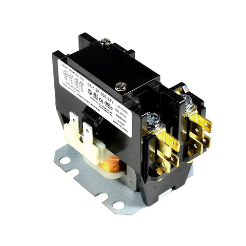 Single Pole 24V Condenser Contactor Replacement For 30 Amp Systems with Quiet Operation and Weld Resistant Silver Contacts