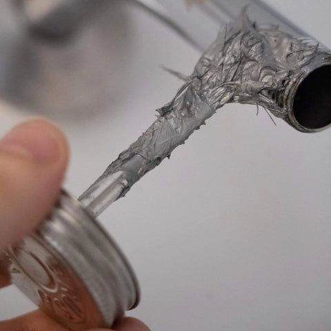 Application of Copper Based Anti Seize Lubricant With Brush Top For Brake Calipers Spark Plugs And Exhaust Bolts Extreme Temperature Range