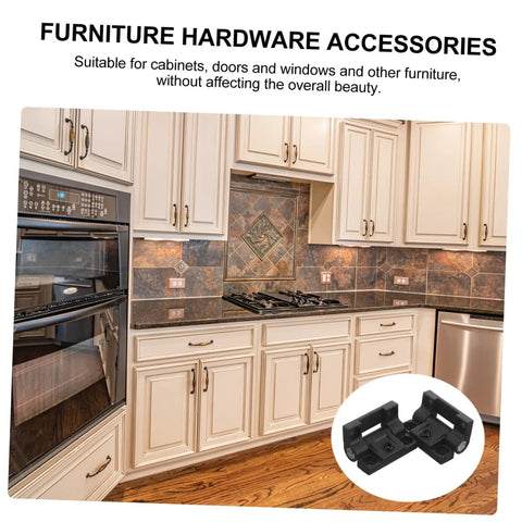 Adjustable Torque Friction Hinges for Cabinets in kitchen setting, plastic folding 90-degree design, anti-sag, easy installation