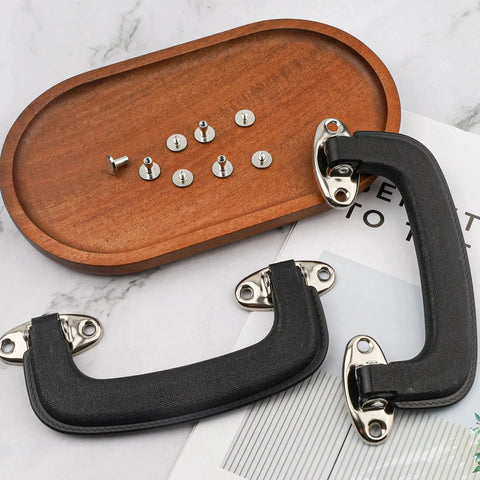 Two Sets Included Guitar Case Handle Replacement Kit With Luggage Handles Universal Fit For Guitar Cases Suitcases